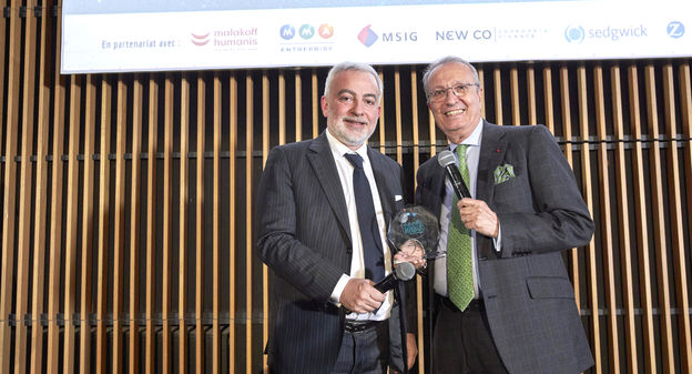 NewCo Corporate a remis le trophée du meilleur dirigeant de cabinet de courtage à Pierre Donnersberg lors de 1ère édition des Argus du courtage
